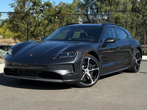 Volcano Grey Metallic 2025 Porsche Taycan 4S