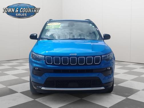 Laser Blue Pearlcoat 2022 Jeep Compass Limited