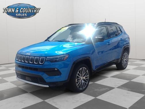 Laser Blue Pearlcoat 2022 Jeep Compass Limited