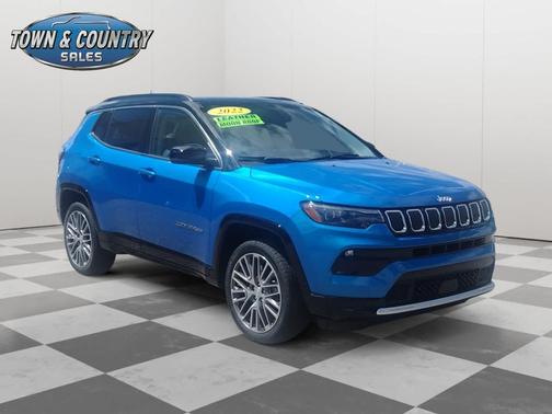 Laser Blue Pearlcoat 2022 Jeep Compass Limited