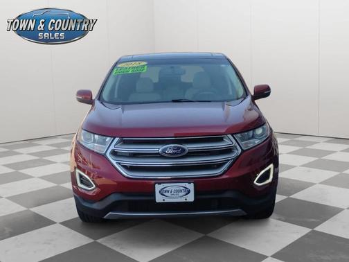 Ruby Red Metallic Tinted Clearcoat 2018 Ford Edge Titanium