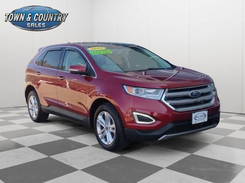 Ruby Red Metallic Tinted Clearcoat 2018 Ford Edge Titanium