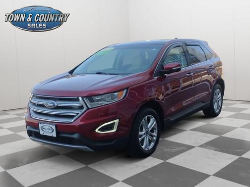 Ruby Red Metallic Tinted Clearcoat 2018 Ford Edge Titanium