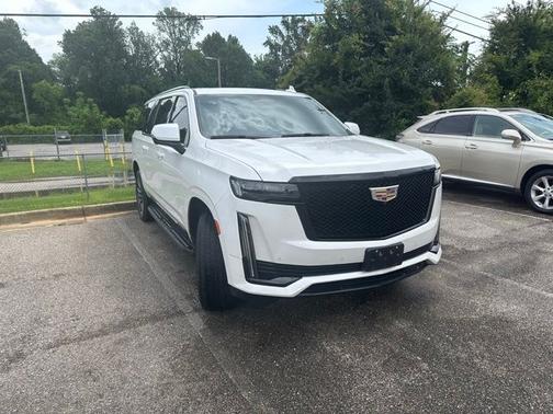 Crystal White Tricoat 2021 Cadillac Escalade ESV Sport Platinum