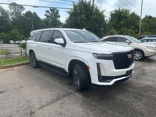 Crystal White Tricoat 2021 Cadillac Escalade ESV Sport Platinum