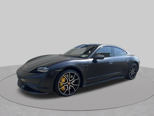 Jet Black Metallic 2024 Porsche Taycan Turbo S