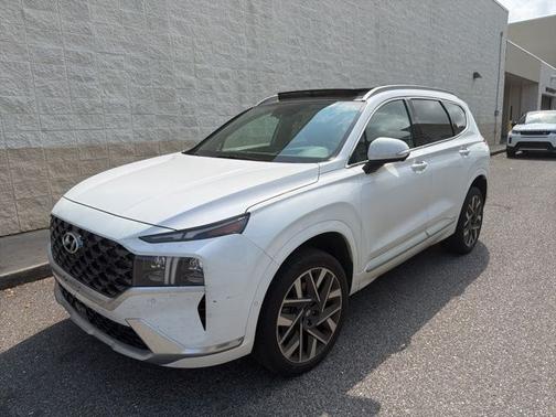 Serenity White Pearl 2023 Hyundai SANTA FE Calligraphy