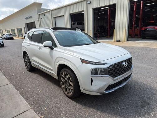 Serenity White Pearl 2023 Hyundai SANTA FE Calligraphy
