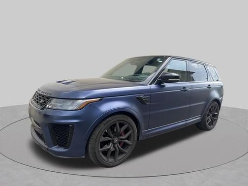 Blue 2019 Land Rover Range Rover Sport SVR