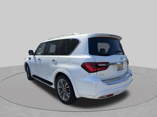 Moonstone White 2021 INFINITI QX80 Sensory