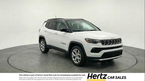 Bright White Clearcoat 2025 Jeep Compass Latitude