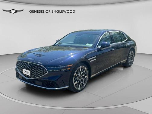 Capri Blue 2025 Genesis G90 3.5T e-SC AWD
