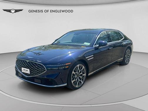 Capri Blue 2025 Genesis G90 3.5T e-SC AWD