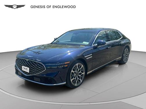 Capri Blue 2025 Genesis G90 3.5T e-SC AWD