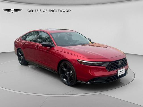 Radiant Red Metallic 2023 Honda Accord Hybrid Sport-L