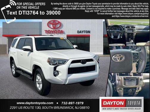 Super White 2019 Toyota 4Runner SR5 Premium