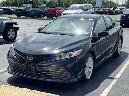 Midnight Black Metallic 2019 Toyota Camry XLE