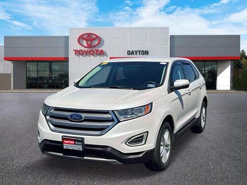 White Platinum Clearcoat Metallic 2017 Ford Edge SEL