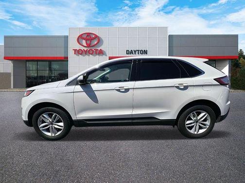 White Platinum Clearcoat Metallic 2017 Ford Edge SEL