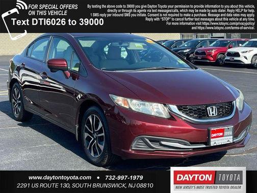 Crimson Pearl 2015 Honda Civic EX