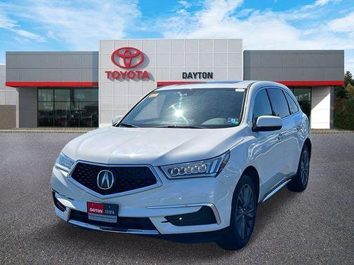 White 2019 Acura MDX 3.5L w/Technology Package