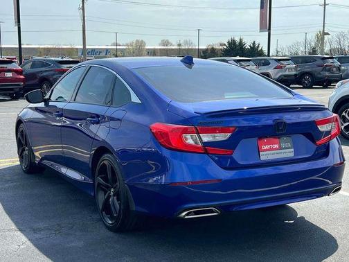 Blue 2018 Honda Accord Sport