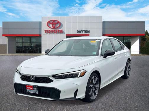 White 2026 Honda Civic Hybrid TOURING