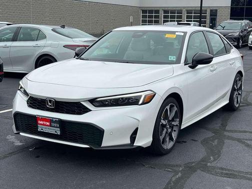 White 2026 Honda Civic Hybrid TOURING