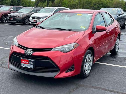 Red 2017 Toyota Corolla LE