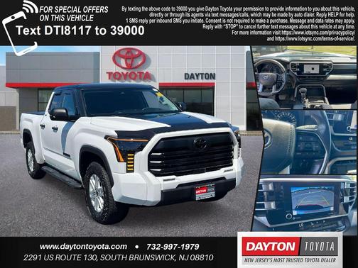 White 2022 Toyota Tundra SR5
