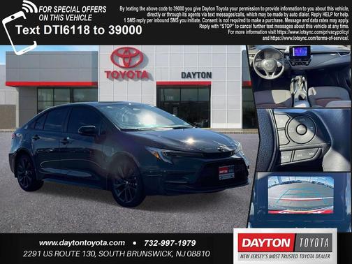 Midnight Black Metallic 2024 Toyota Corolla SE
