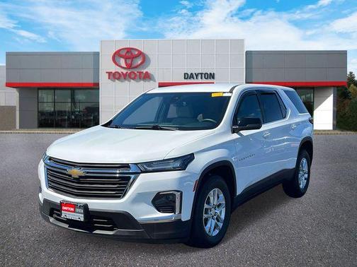 Summit White 2023 Chevrolet Traverse LS