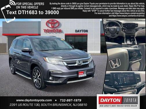 Silver 2022 Honda Pilot Touring 7-Passenger