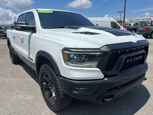 Bright White Clearcoat 2021 RAM 1500 Rebel