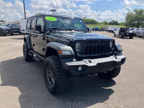 Black Clearcoat 2024 Jeep Wrangler Sport S