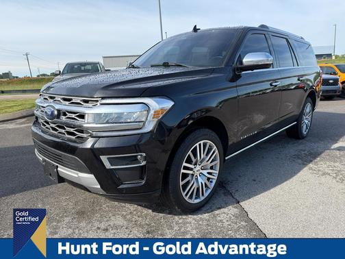 Agate Black Metallic 2024 Ford Expedition Max Platinum