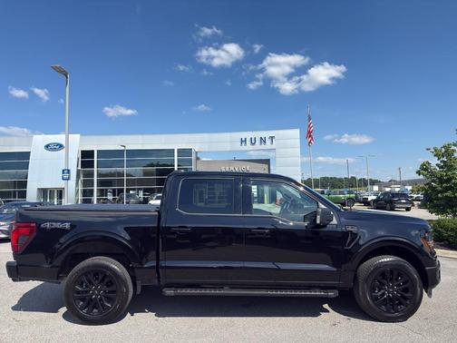 AGATE BLACK METALLIC 2025 Ford F-150 XLT