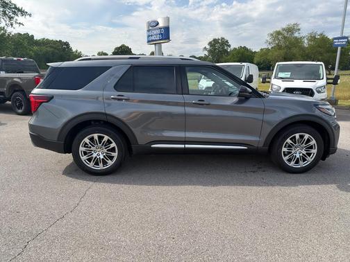 Carbonized Gray Metallic 2026 Ford Explorer Platinum
