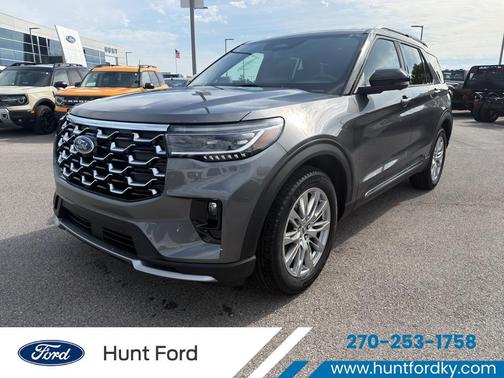Carbonized Gray Metallic 2026 Ford Explorer Platinum