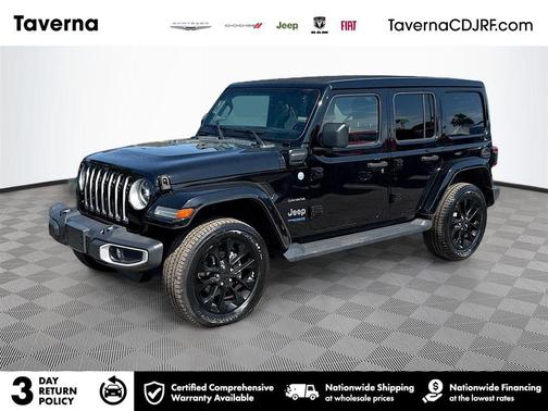Black Clearcoat 2021 Jeep Wrangler Unlimited 4xe Sahara