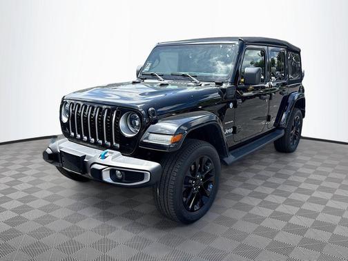 Black Clearcoat 2023 Jeep Wrangler 4xe Sahara