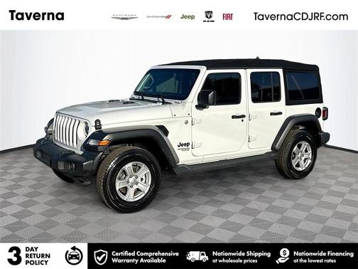 Bright White Clearcoat 2021 Jeep Wrangler Unlimited Sport