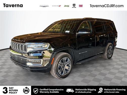 Diamond Black Crystal Pearlcoat 2025 Jeep Wagoneer 4x4