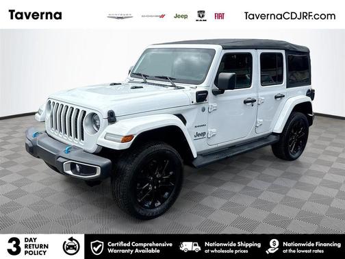 Bright White Clearcoat 2023 Jeep Wrangler 4xe Sahara