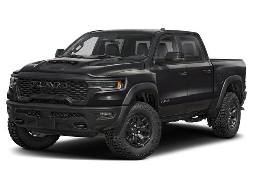 Diamond Black Crystal Pearlcoat 2026 RAM 1500 RHO Crew Cab 4x4 5'7' Box