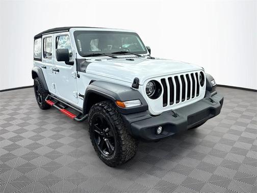Bright White Clearcoat 2022 Jeep Wrangler Unlimited Sport Altitude