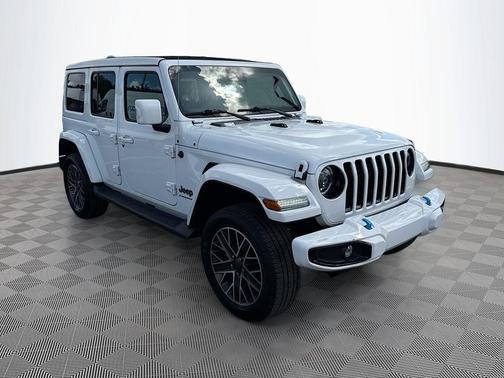 Bright White Clearcoat 2023 Jeep Wrangler 4xe Sahara High Altitude