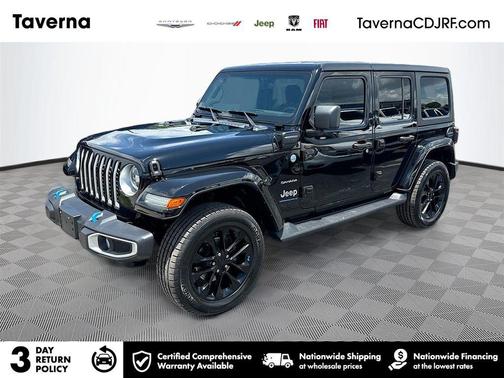 Black Clearcoat 2023 Jeep Wrangler 4xe Sahara