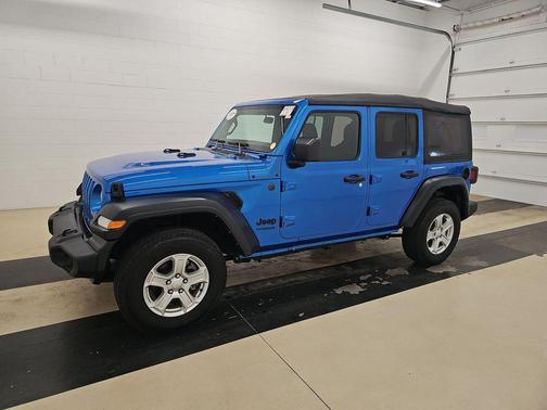 Hydro Blue Pearlcoat 2022 Jeep Wrangler Unlimited Sport
