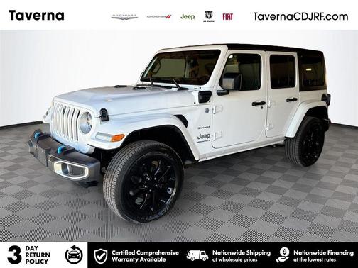 Bright White Clearcoat 2023 Jeep Wrangler 4xe Sahara